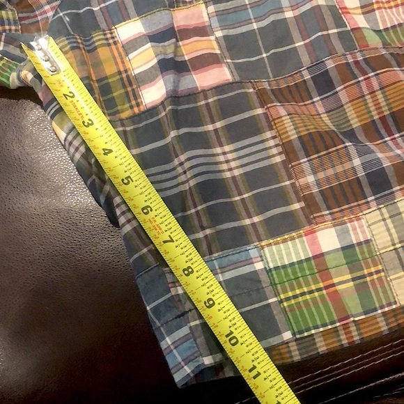 Polo by Ralph Lauren Mens Madras Flat Front Madras Shorts Size 36 - Picture 5 of 12